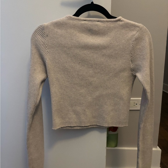 Forever 21 Ribbed Long Sleeve Sweater - Picture 3 of 4